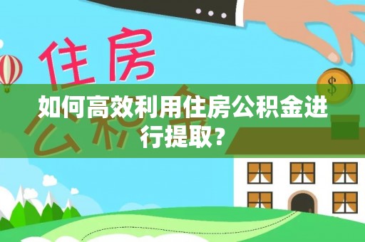 新巴尔虎右旗如何高效利用住房公积金进行提取？